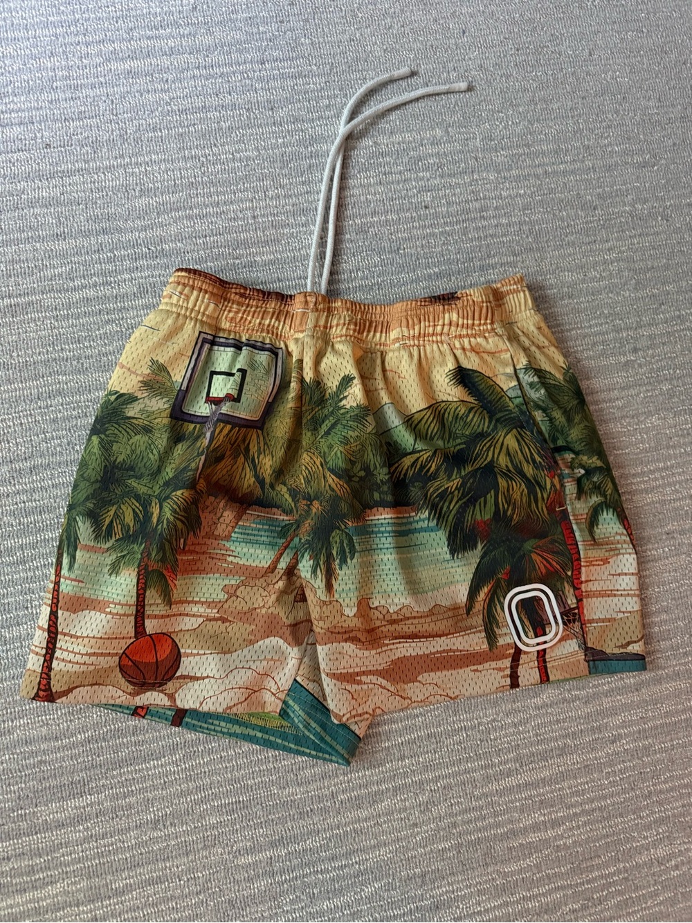 Overtime Paradise Palm Basketball Shorts size Small